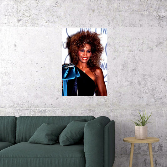 Whitney Houston Singer Musician Artist Poster Wall Art Print Home Wall Decor