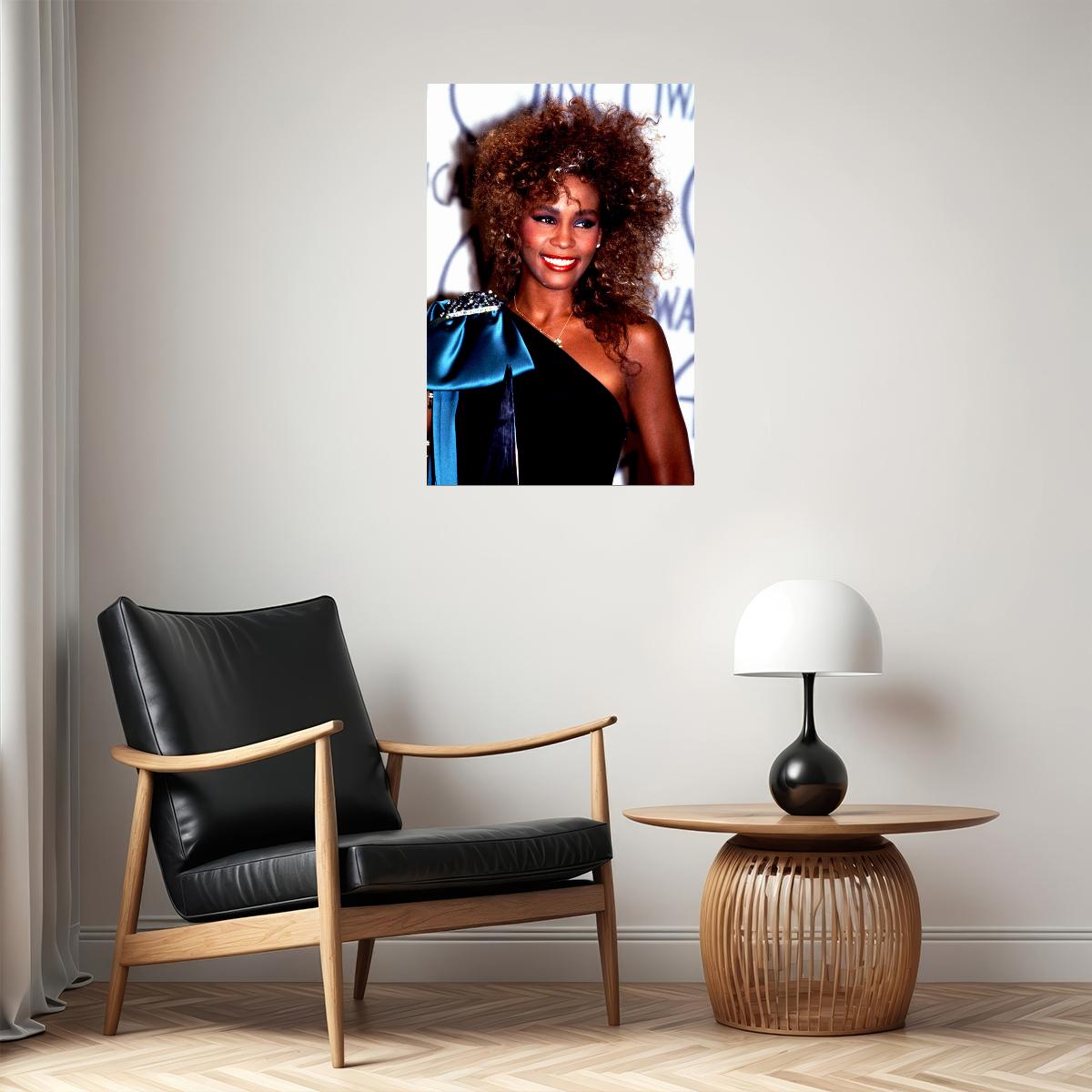 Whitney Houston Singer Musician Artist Poster Wall Art Print Home Wall Decor
