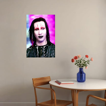 Marilyn Manson Actress Rock Musician Poster Wall Art Print Home Wall Decor