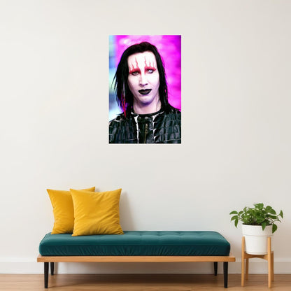 Marilyn Manson Actress Rock Musician Poster Wall Art Print Home Wall Decor