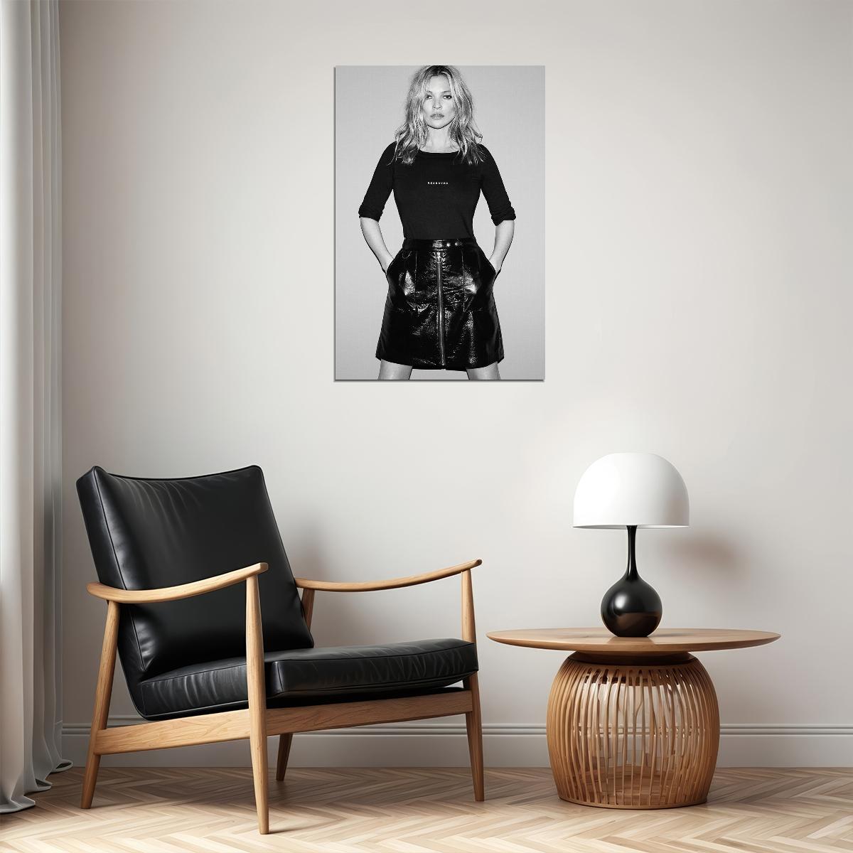 Kate Moss Model Artist Fashion Icon Poster Wall Art Print Home Wall Decor