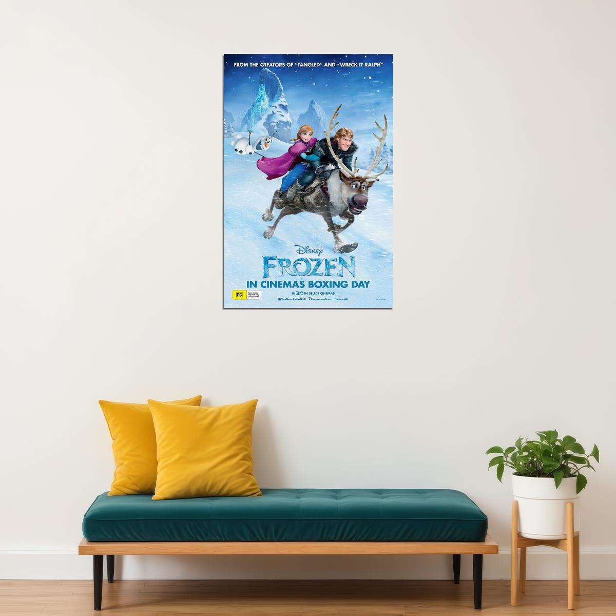 Frosty Movie Animation Adventure Comedy Poster Wall Art Print Home Wall Decor