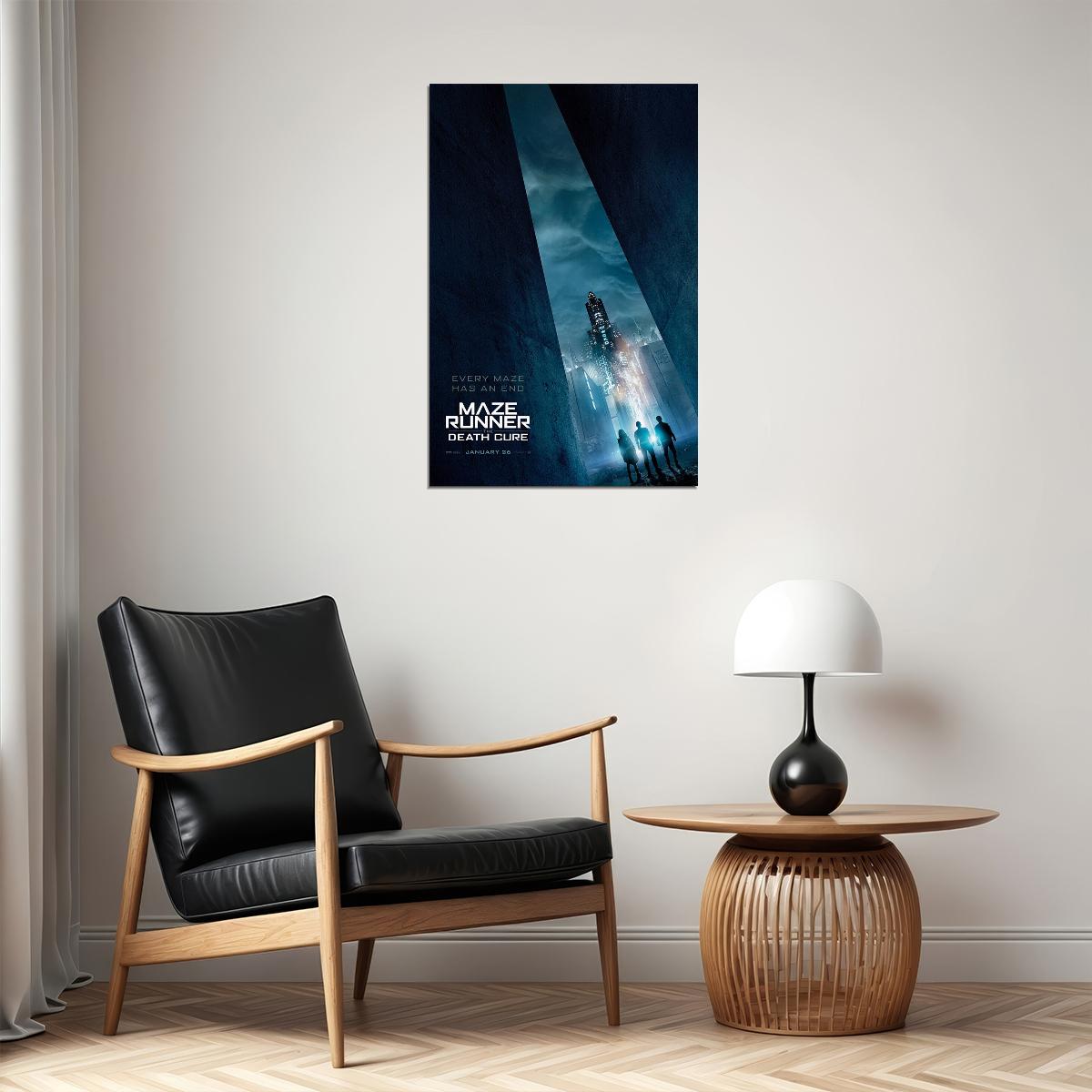 Maze Runner The Death Cure 2018 Movie Poster Wall Art Print Home Wall Decor