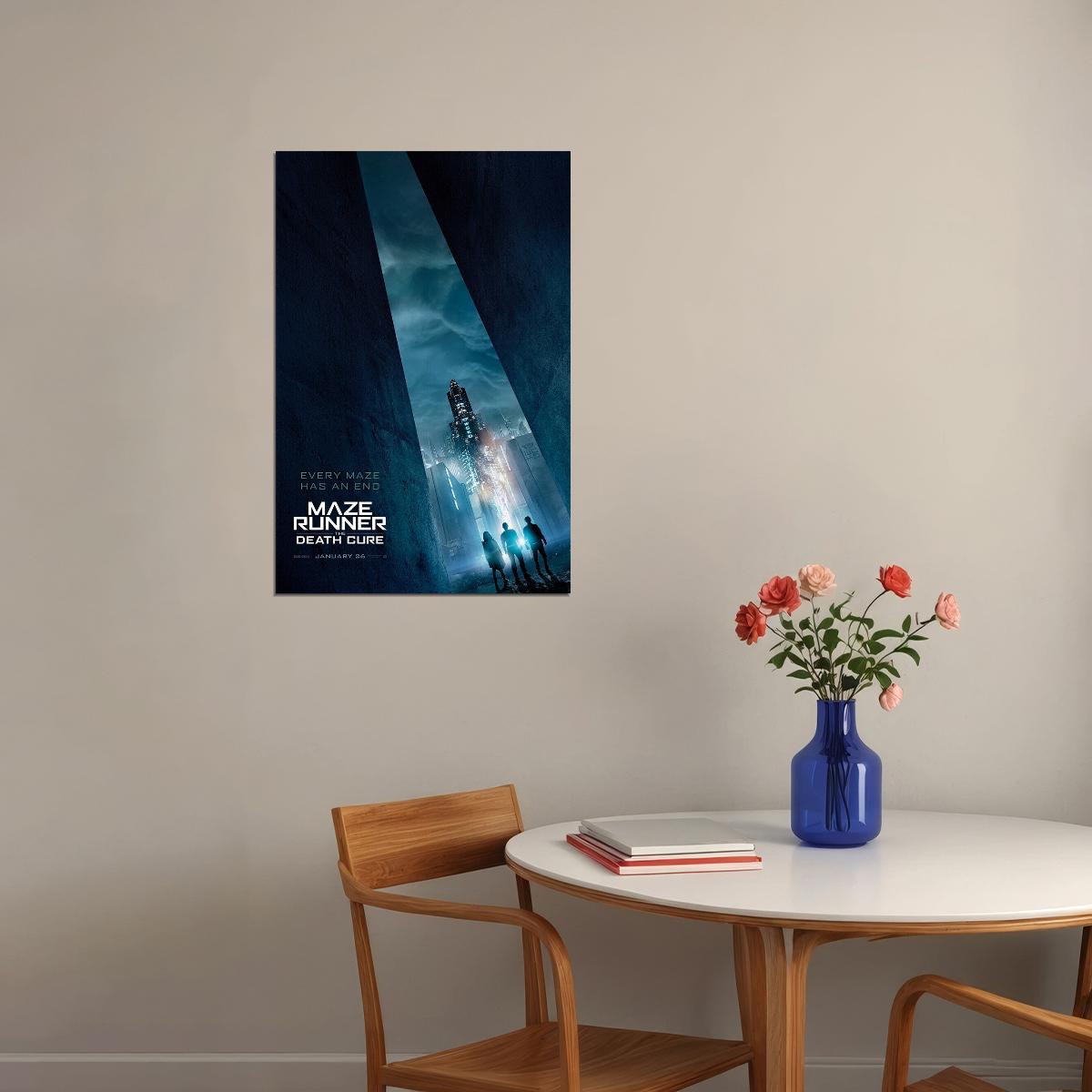 Maze Runner The Death Cure 2018 Movie Poster Wall Art Print Home Wall Decor