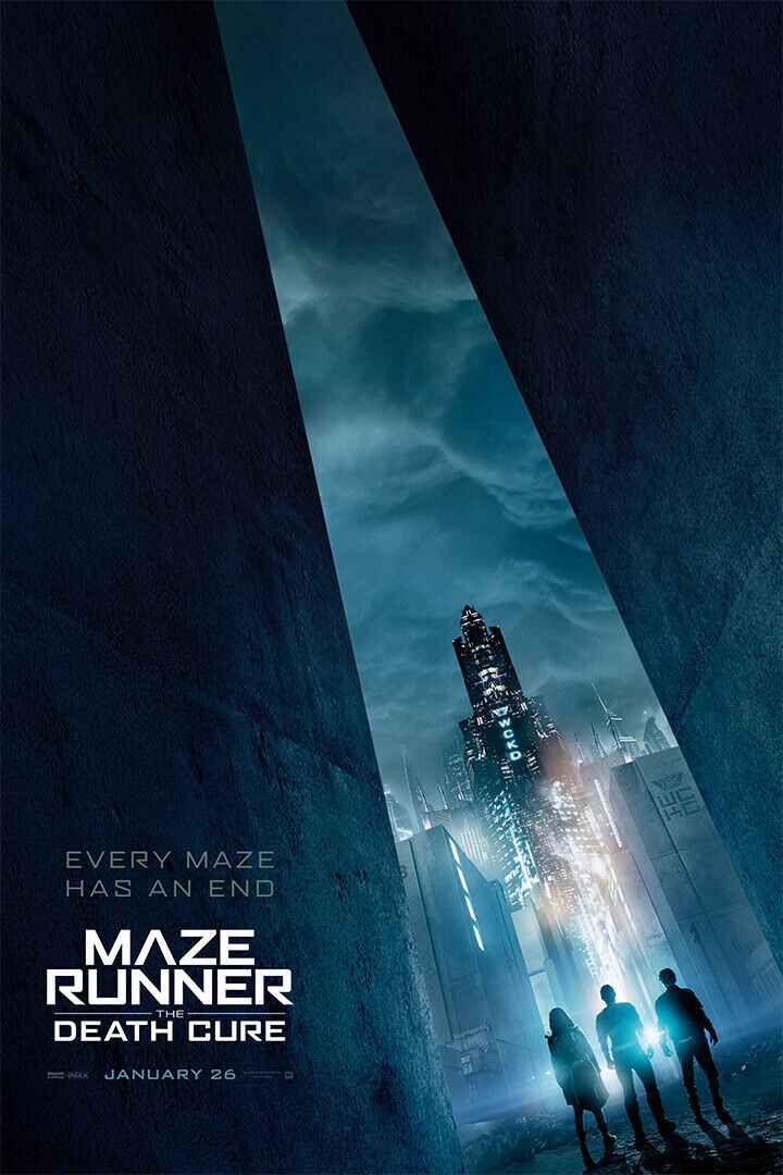 Maze Runner The Death Cure 2018 Movie Poster Wall Art Print Home Wall Decor