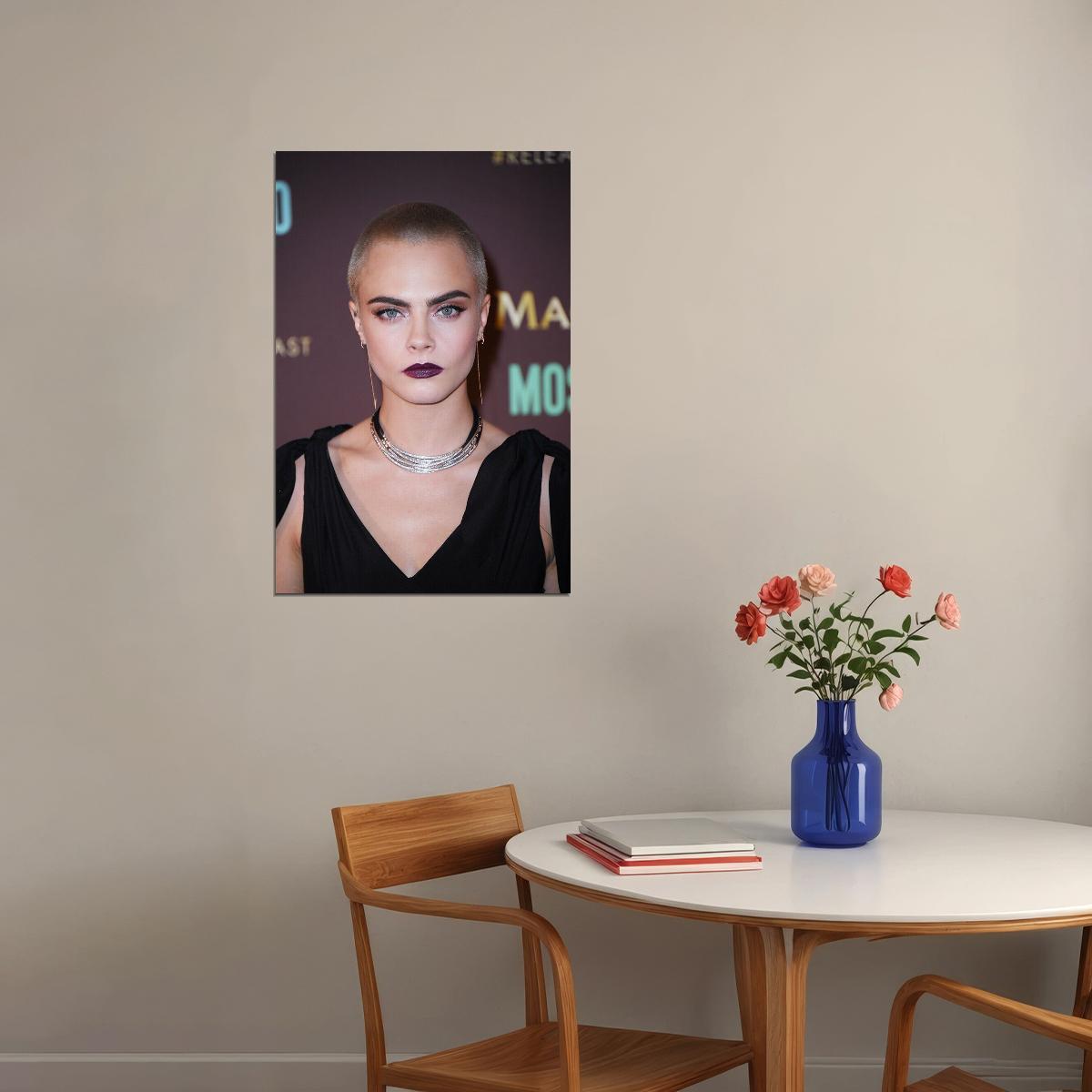 Cara Delevingne Model Actress Poster Wall Art Print Home Wall Decor