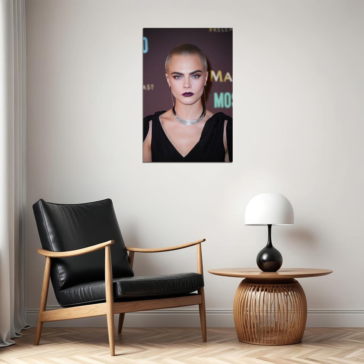 Cara Delevingne Model Actress Poster Wall Art Print Home Wall Decor
