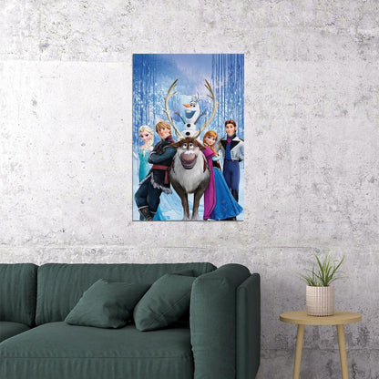 Frosty Movie Animation Adventure Comedy Poster Wall Art Print Home Wall Decor