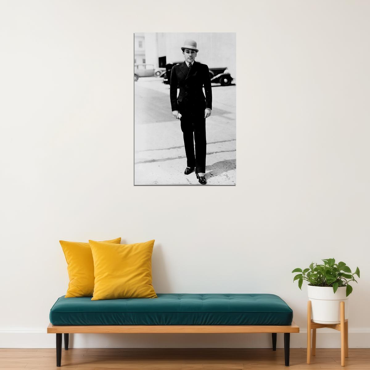 George Raft American Movie Actor Poster Wall Art Print Home Wall Decor