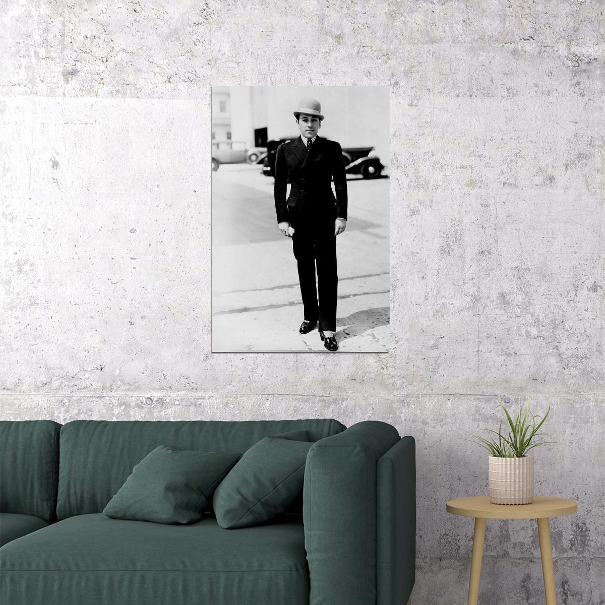 George Raft American Movie Actor Poster Wall Art Print Home Wall Decor