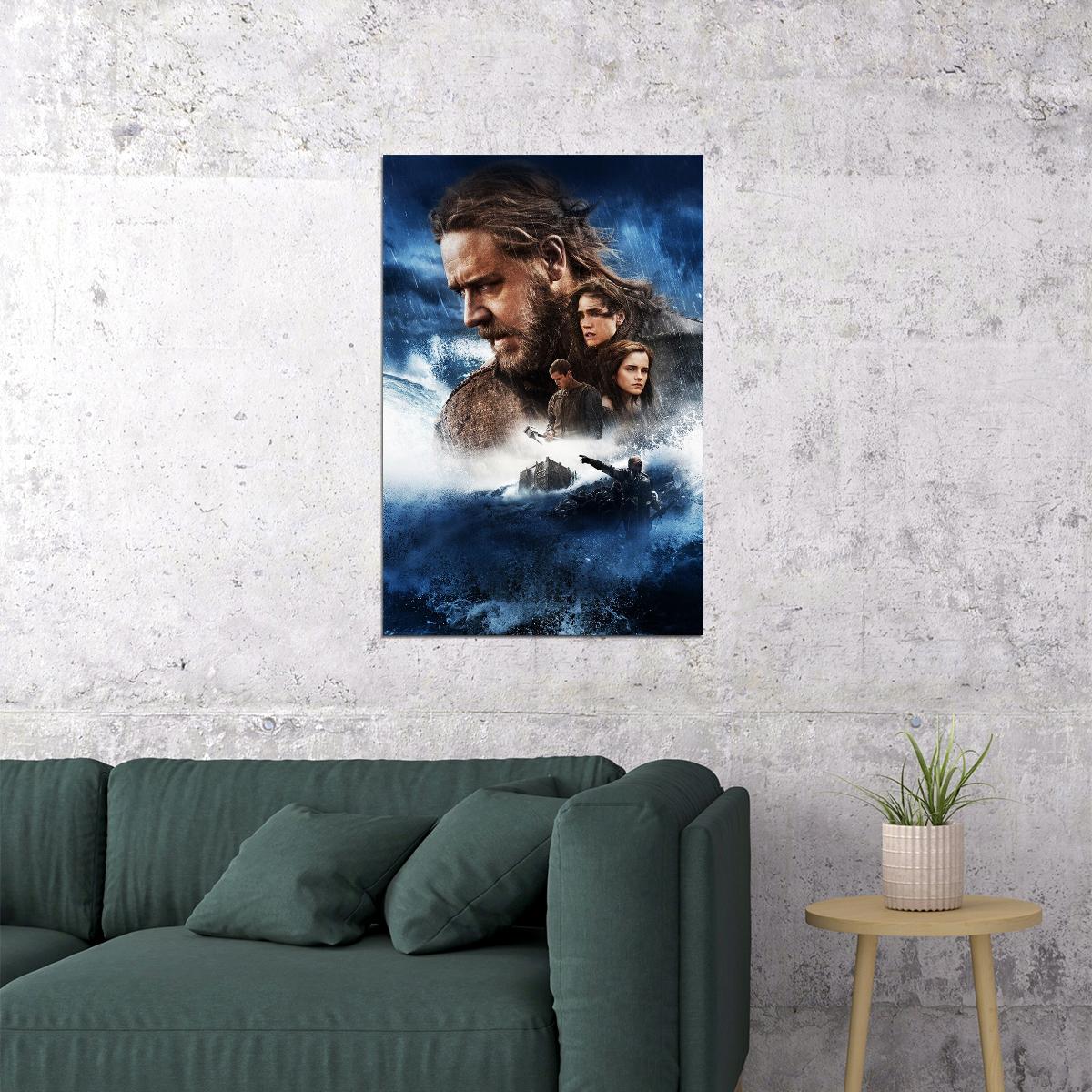 Noah Movie Action Drama Adventure Poster Wall Art Print Home Wall Decor