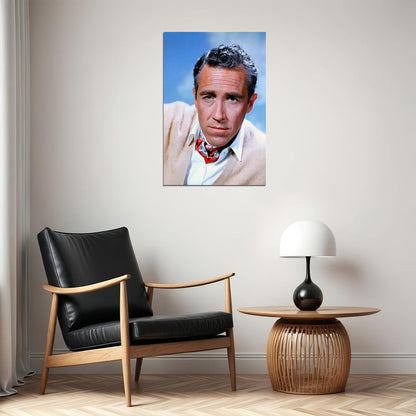 Portrait Of Jason Robards Movie Actor Poster Wall Art Print Home Wall Decor