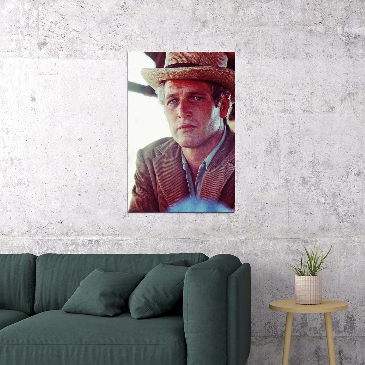 Paul Newman As Butch Cassidy Movie Poster Wall Art Print Home Wall Decor