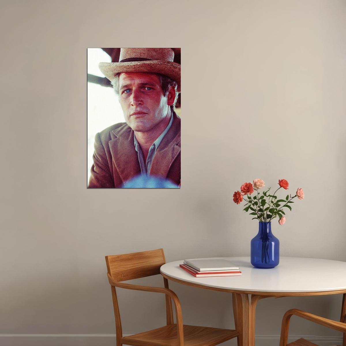 Paul Newman As Butch Cassidy Movie Poster Wall Art Print Home Wall Decor