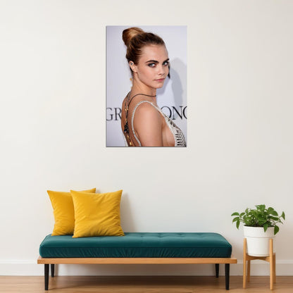 Cara Delevingne Model Actress Poster Wall Art Print Home Wall Decor