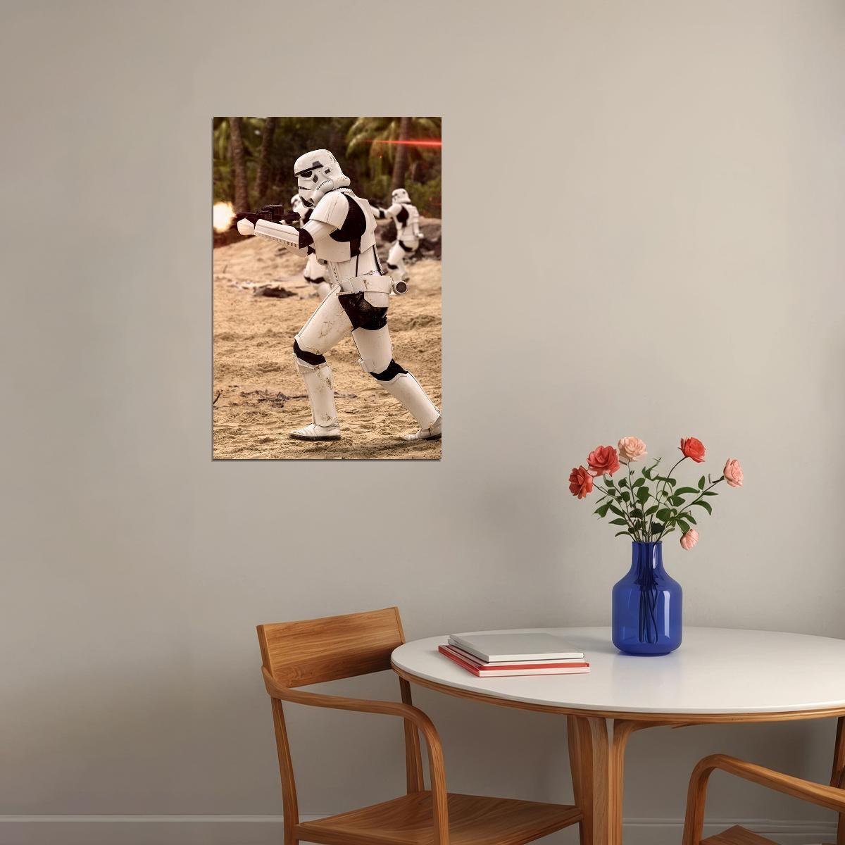 Stormtrooper Star Wars 7 Movie Science Fiction Poster Wall Art Print Home Wall Decor