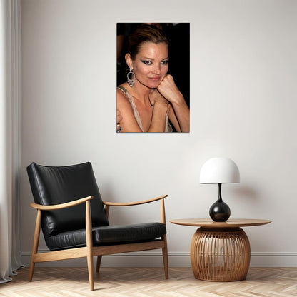 Kate Moss Model Stylist Artist Poster Wall Art Print Home Wall Decor