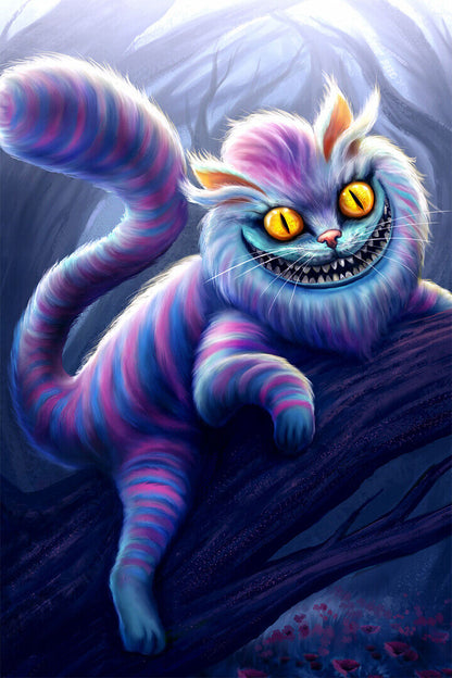 Cheshire Cat Alice In Wonderland Movie Poster Wall Art Print Home Wall Decor