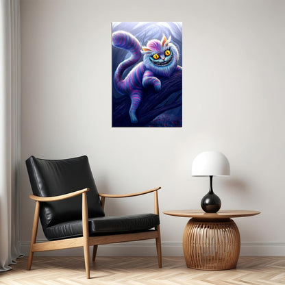Cheshire Cat Alice In Wonderland Movie Poster Wall Art Print Home Wall Decor