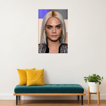Cara Delevingne Model Artist Actor Poster Wall Art Print Home Wall Decor