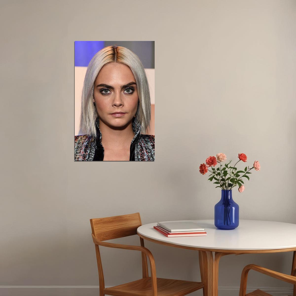 Cara Delevingne Model Artist Actor Poster Wall Art Print Home Wall Decor