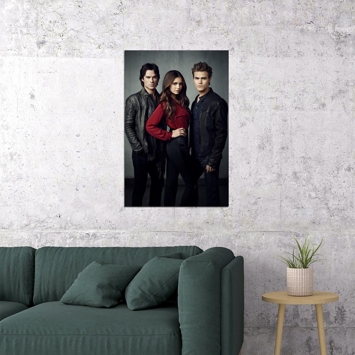 The Vampire Diaries Tv Show Series Movie Poster Wall Art Print Home Wall Decor