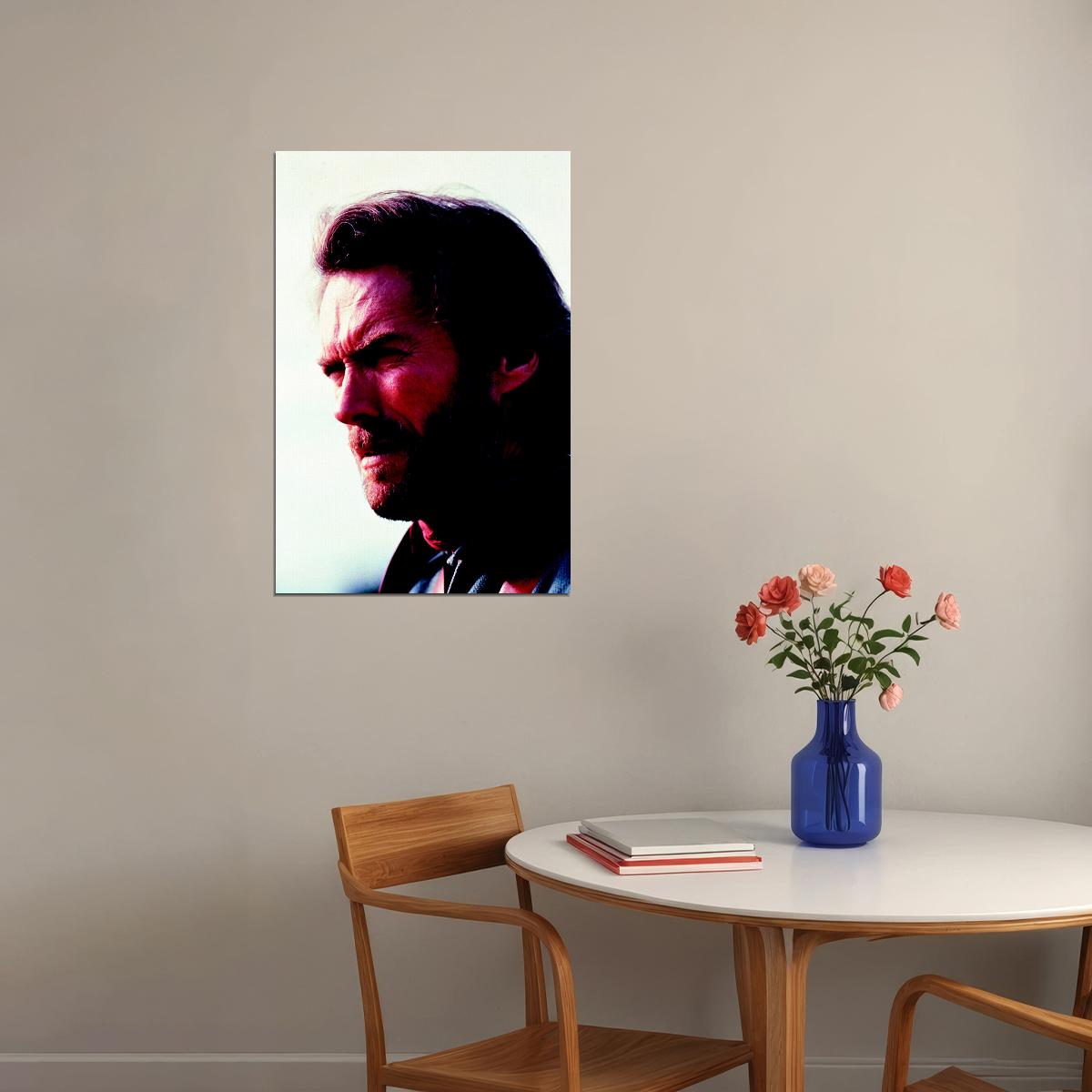 Clint Eastwood In The Outlaw Josey Wales Movie Poster Wall Art Print Home Wall Decor