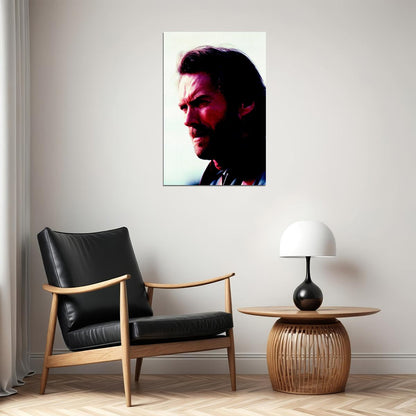 Clint Eastwood In The Outlaw Josey Wales Movie Poster Wall Art Print Home Wall Decor