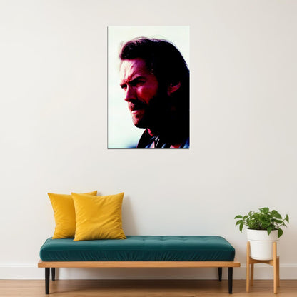 Clint Eastwood In The Outlaw Josey Wales Movie Poster Wall Art Print Home Wall Decor