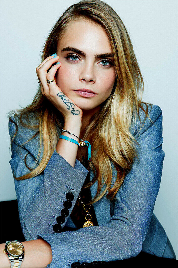 Cara Delevingne British Model Born In London Poster Wall Art Print Home Wall Decor