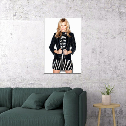 Fashion Icon Kate Moss Supermodel Poster Wall Art Print Home Wall Decor