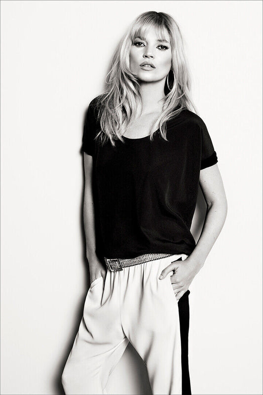 Kate Moss British Supermodel Poster Wall Art Print Home Wall Decor