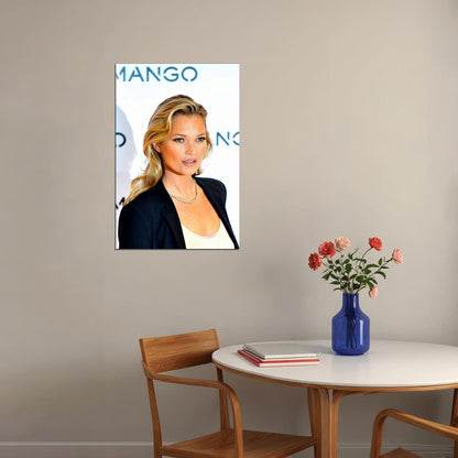 Kate Moss British Supermodel Poster Wall Art Print Home Wall Decor