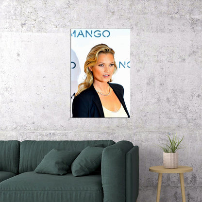 Kate Moss British Supermodel Poster Wall Art Print Home Wall Decor
