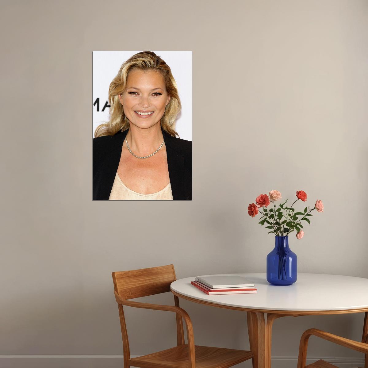 Kate Moss British Supermodel Poster Wall Art Print Home Wall Decor