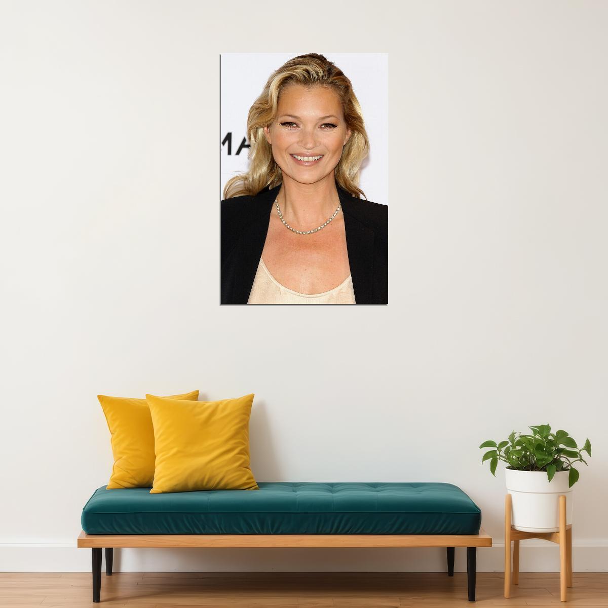 Kate Moss British Supermodel Poster Wall Art Print Home Wall Decor