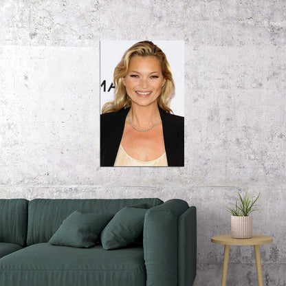 Kate Moss British Supermodel Poster Wall Art Print Home Wall Decor