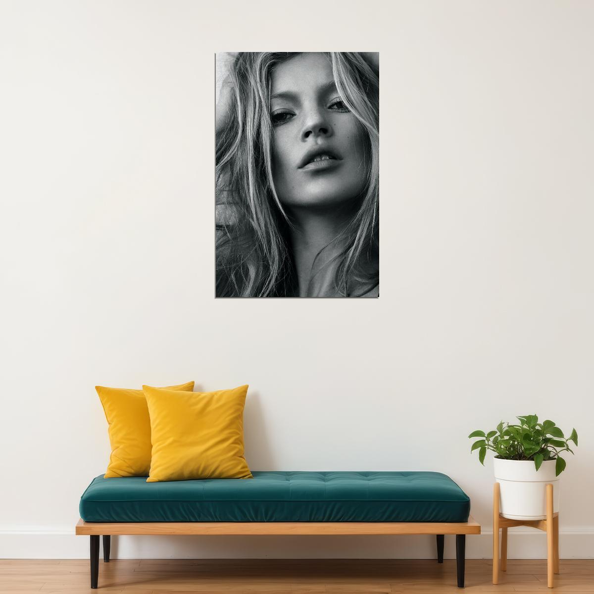 Kate Moss Supermodel Poster Wall Art Print Home Wall Decor