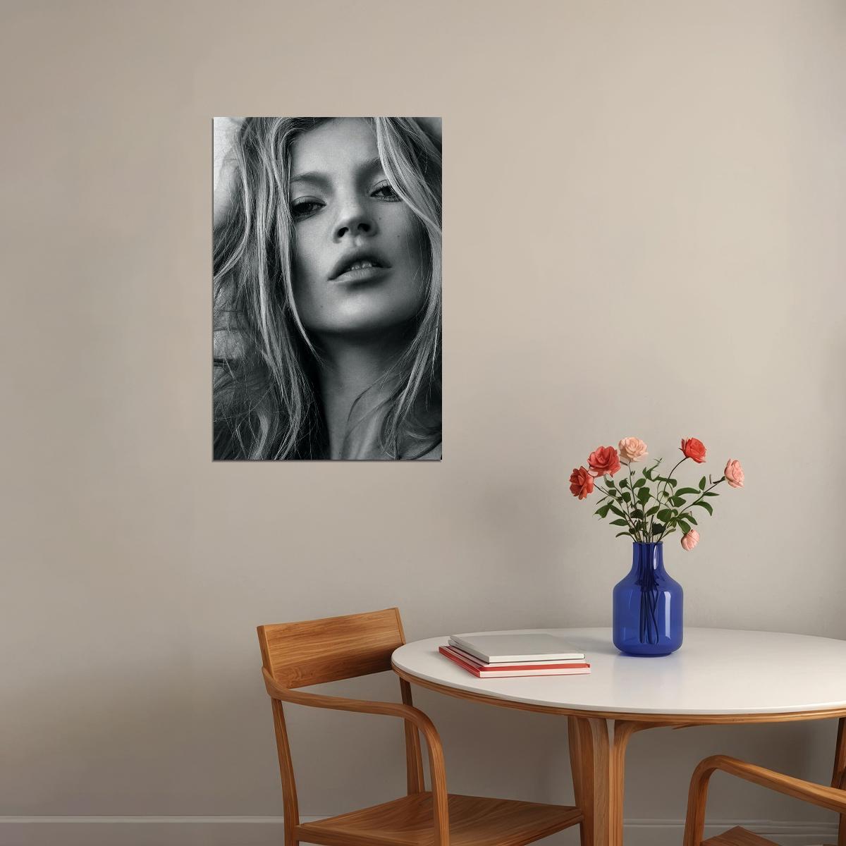 Kate Moss Supermodel Poster Wall Art Print Home Wall Decor