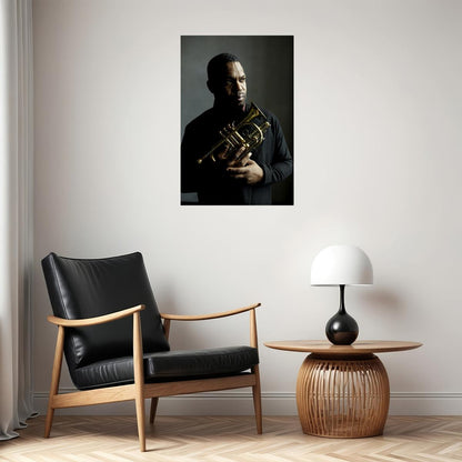 Jazz Musician Byron Wallen Poster Wall Art Print Home Wall Decor