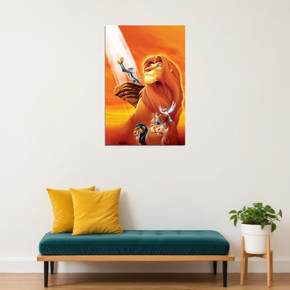 King Of Lions Movie Poster Wall Art Print Home Wall Decor