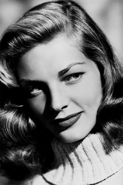 Lauren Bacall American Actress Former Model Poster Wall Art Print Home Wall Decor