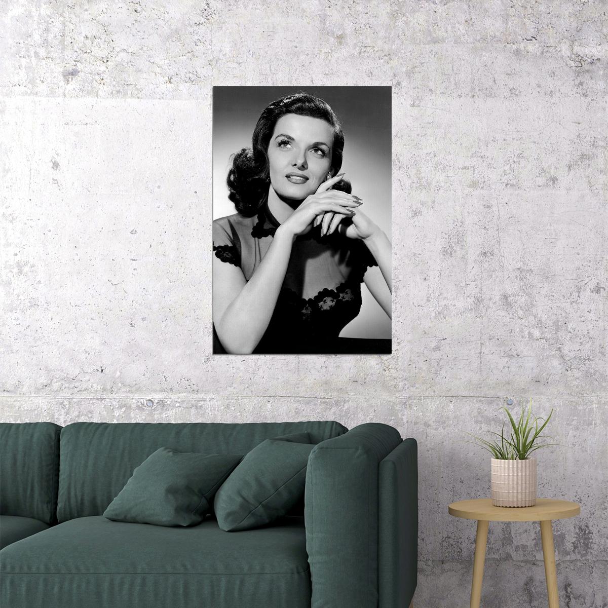 Jane Russell Actress Singer Model Poster Wall Art Print Home Wall Decor