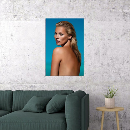 Magazine Kate Moss Model Poster Wall Art Print Home Wall Decor