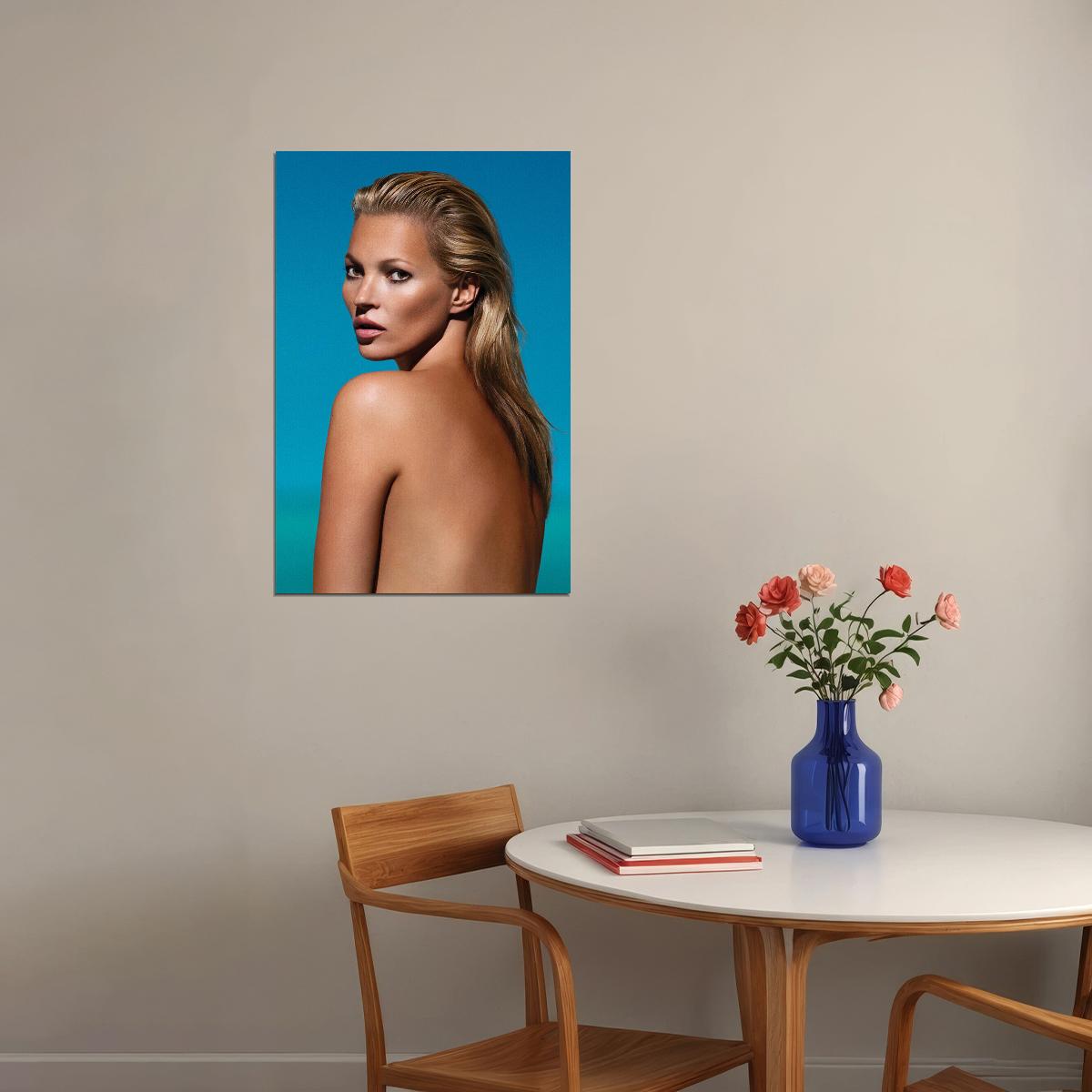 Magazine Kate Moss Model Poster Wall Art Print Home Wall Decor