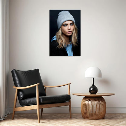 Cara Delevingne British Model Poster Wall Art Print Home Wall Decor