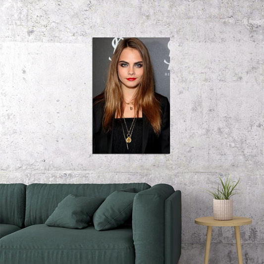 Cara Delevingne British Model Poster Wall Art Print Home Wall Decor
