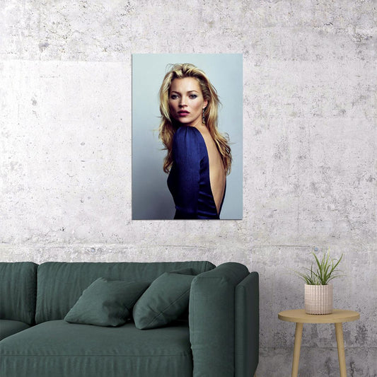 Kate Moss Supermodel Image Poster Wall Art Print Home Wall Decor