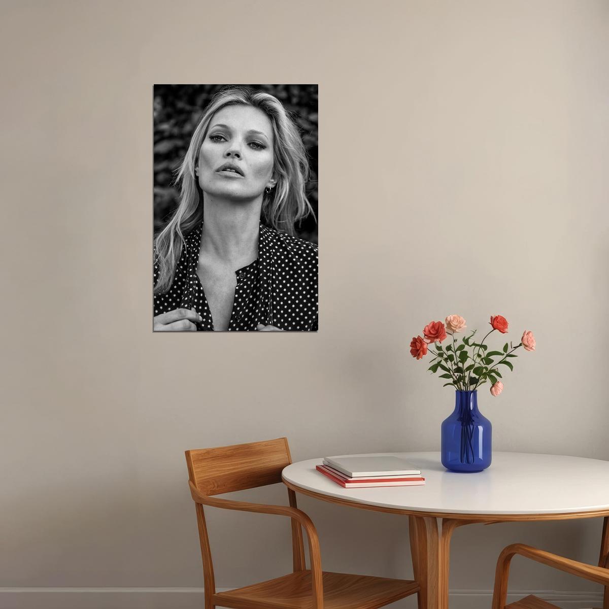 Kate Moss British Supermodel Poster Wall Art Print Home Wall Decor