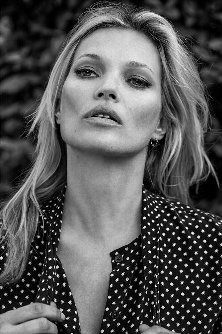 Kate Moss British Supermodel Poster Wall Art Print Home Wall Decor
